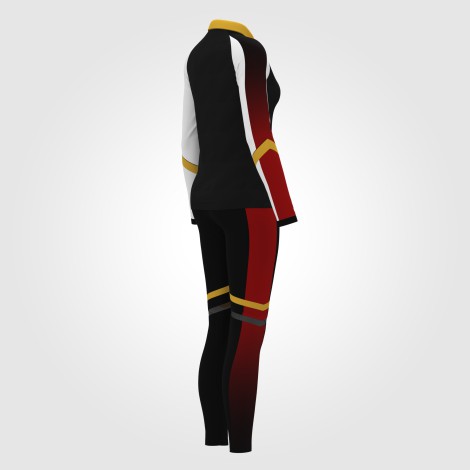gymnastic warm up sets, jacket and pants yellow 4