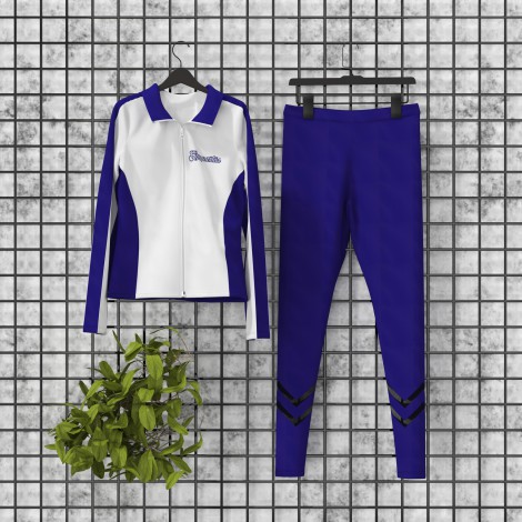 sport gymnastics warm up jackets blue 5