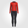 sport gymnastics warm up jackets red