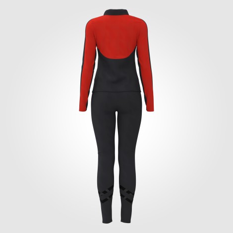 sport gymnastics warm up jackets red 1