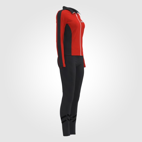 sport gymnastics warm up jackets red 3