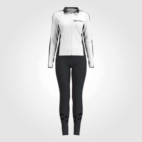 sport gymnastics warm up jackets white 0