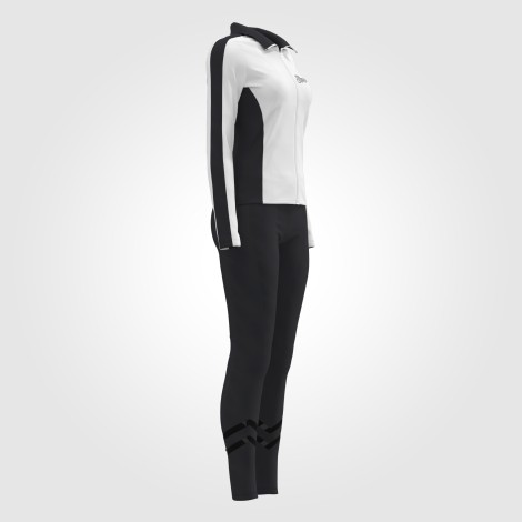 sport gymnastics warm up jackets white 3