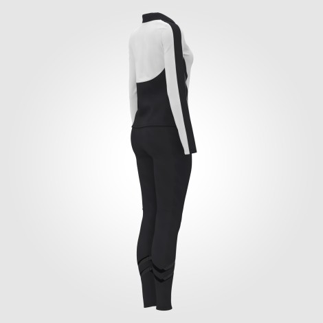 sport gymnastics warm up jackets white 4