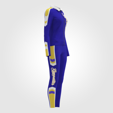 gymnastics warm ups jacket and pants blue 3