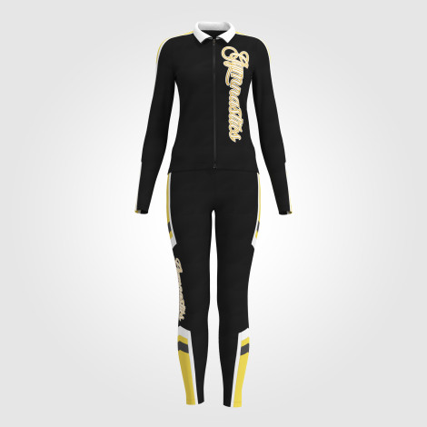gymnastics warm ups jacket and pants yellow 0