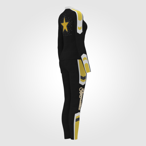 gymnastics warm ups jacket and pants yellow 4