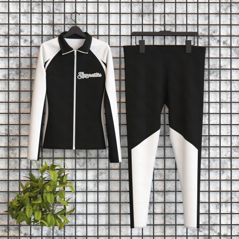 zip up workout jacket black 5