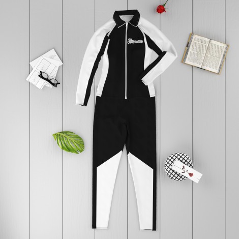 zip up workout jacket black 7