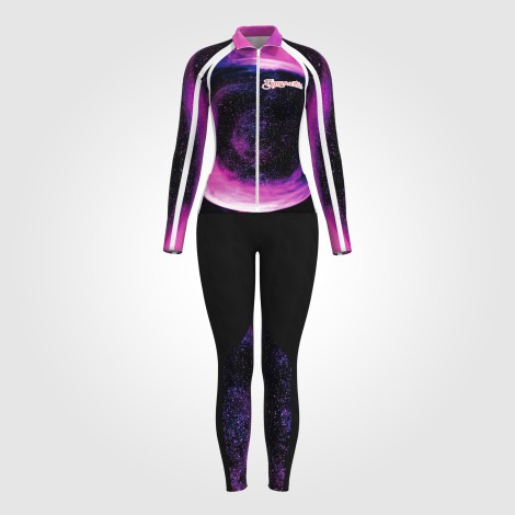 zip up workout jacket purple 0