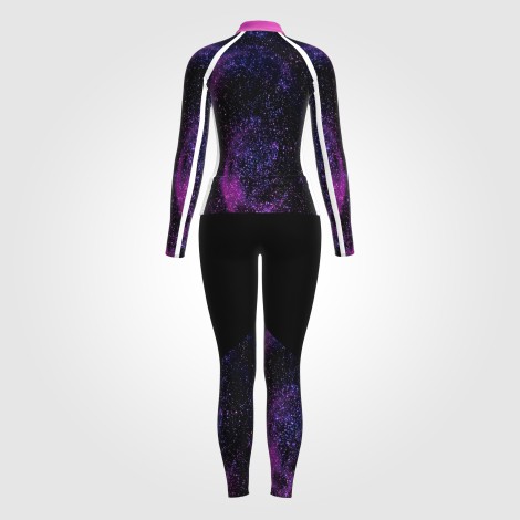 zip up workout jacket purple 1