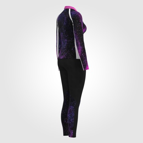 zip up workout jacket purple 4