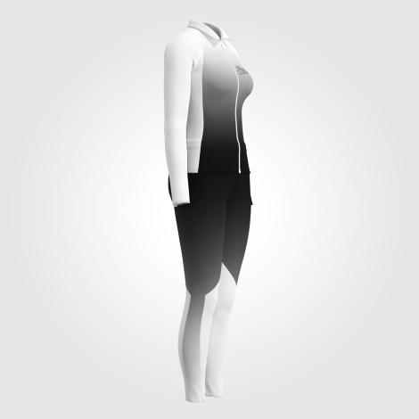 zip up workout jacket white 3