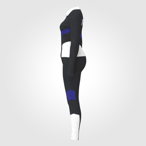 custom team track warm up suit black 2