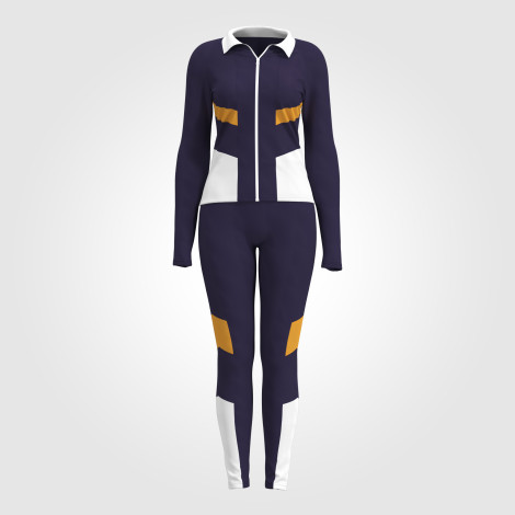 custom team track warm up suit purple 0