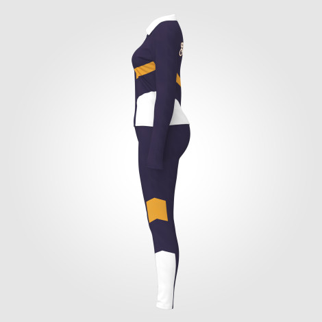 custom team track warm up suit purple 2
