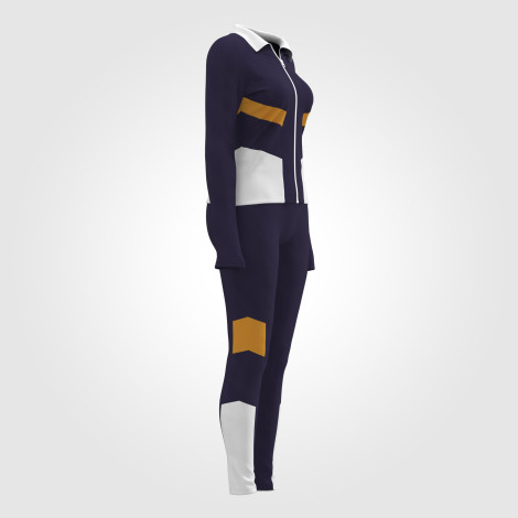 custom team track warm up suit purple 3