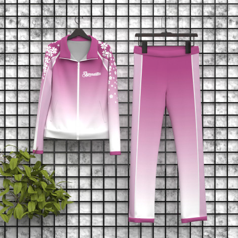 gymnastics warm up jacket purple 5