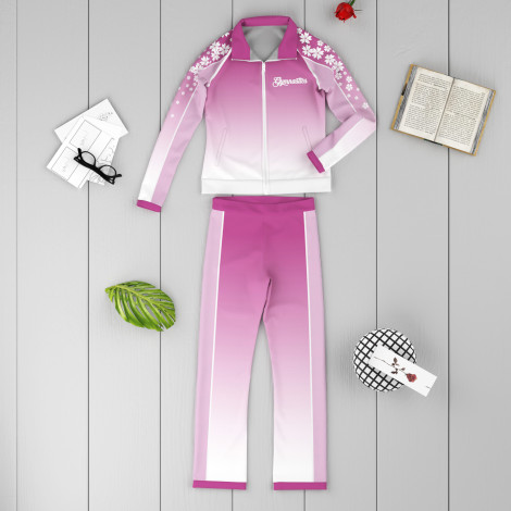 gymnastics warm up jacket purple 6