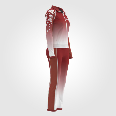 gymnastics warm up jacket red 3
