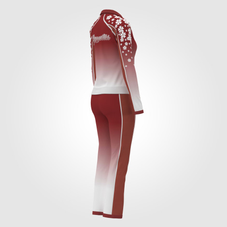 gymnastics warm up jacket red 4