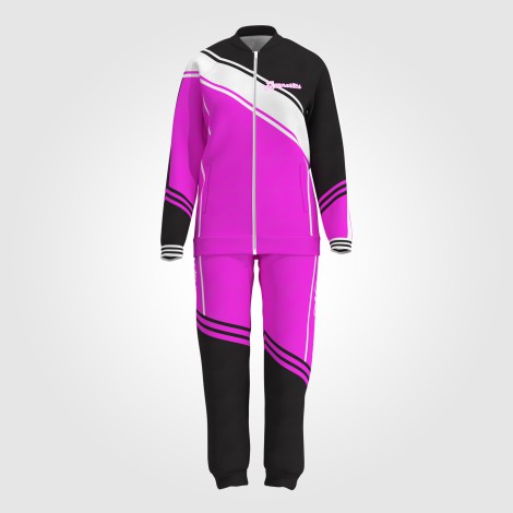 custom youth gymnastics warm up jackets pink 0