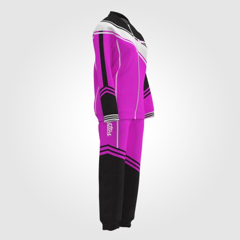 custom youth gymnastics warm up jackets pink 3