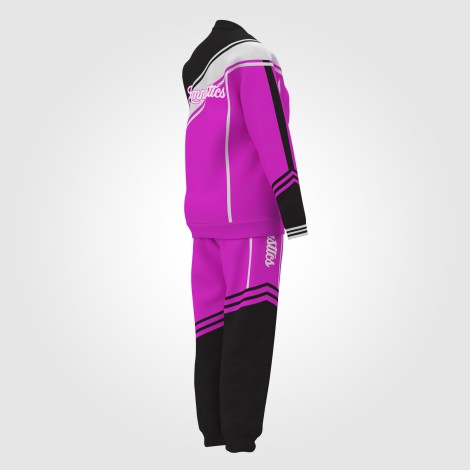 custom youth gymnastics warm up jackets pink 4