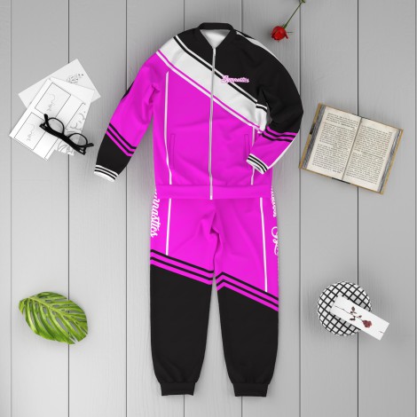 custom youth gymnastics warm up jackets pink 5