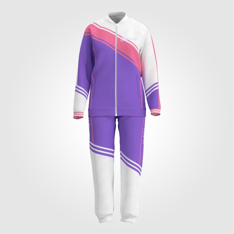 custom youth gymnastics warm up jackets purple 0