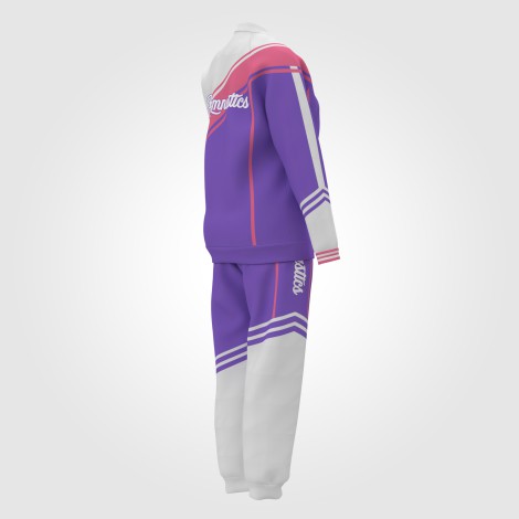 custom youth gymnastics warm up jackets purple 4