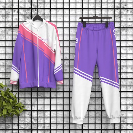 custom youth gymnastics warm up jackets purple 5