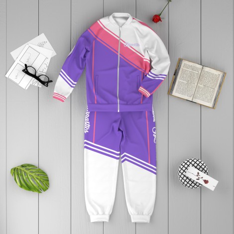 custom youth gymnastics warm up jackets purple 6