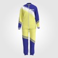custom youth gymnastics warm up jackets yellow