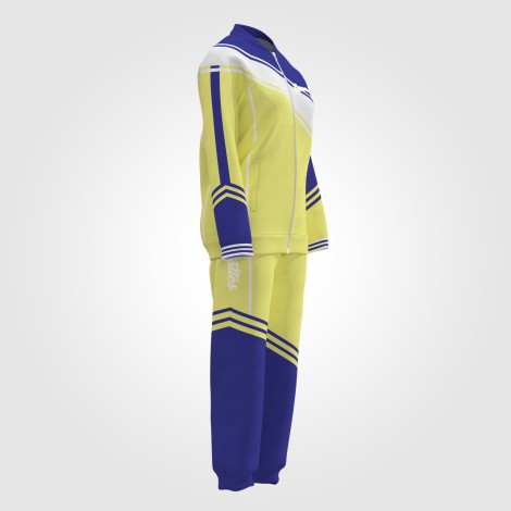 custom youth gymnastics warm up jackets yellow 3