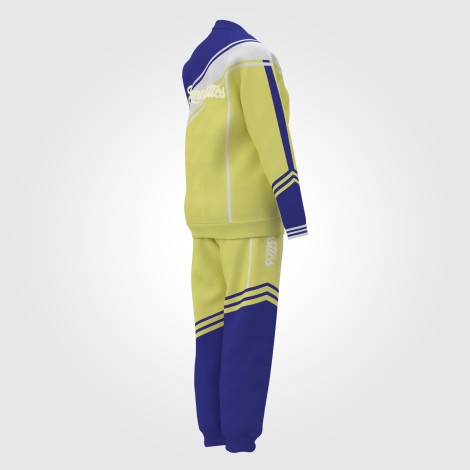 custom youth gymnastics warm up jackets yellow 4