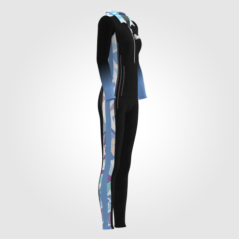 athletic warm up pants blue 3