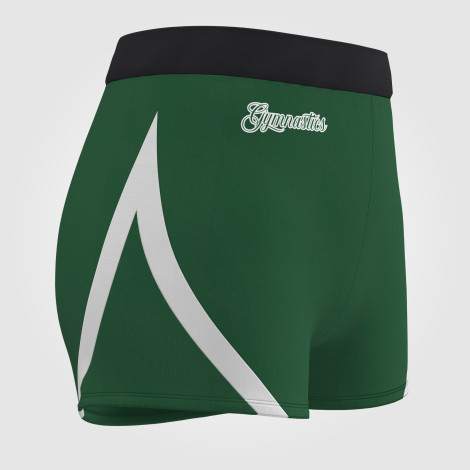 gymnastic bike shorts green 3
