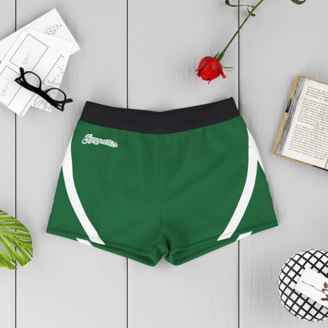 gymnastic bike shorts green 6