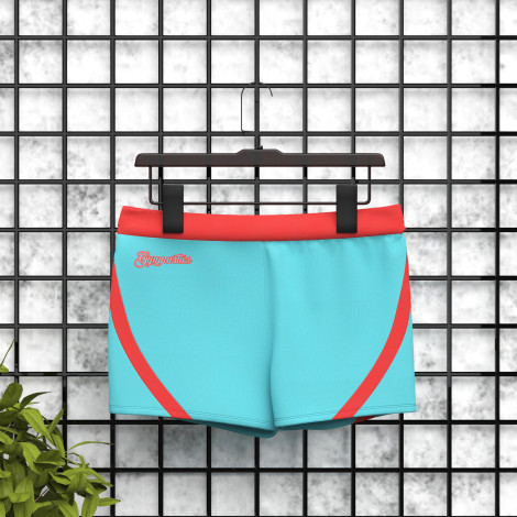 gymnastic bike shorts blue 5
