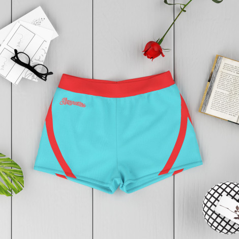 gymnastic bike shorts blue 6