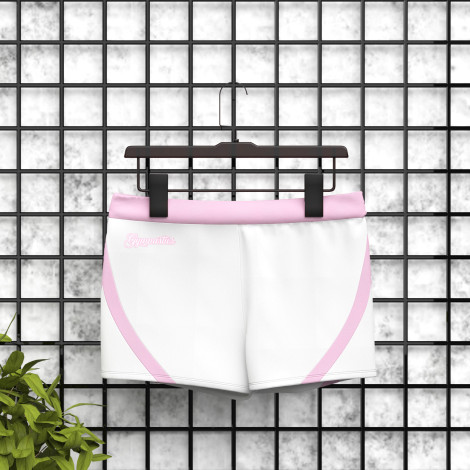 gymnastic bike shorts white 5