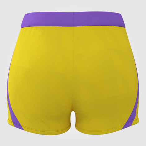gymnastic bike shorts yellow 1
