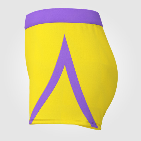 gymnastic bike shorts yellow 2