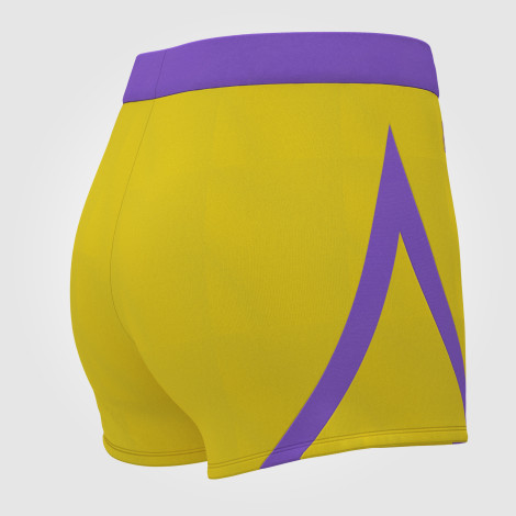 gymnastic bike shorts yellow 4