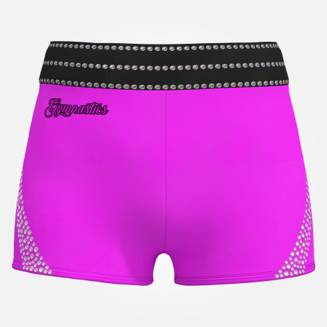  gymnastics spandex shorts leotards pink 0