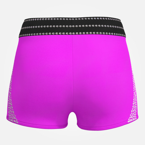  gymnastics spandex shorts leotards pink 1