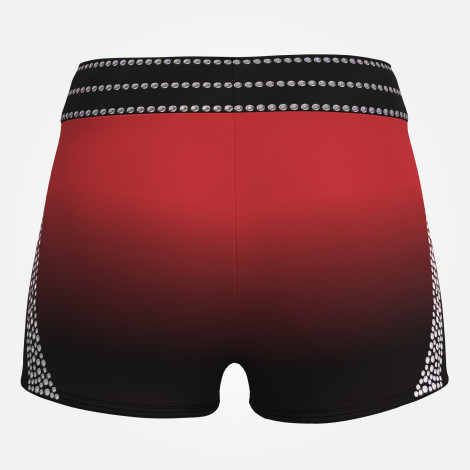  gymnastics spandex shorts leotards red 1