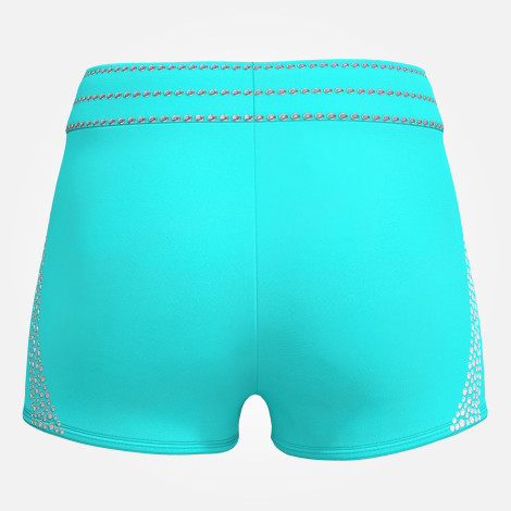  gymnastics spandex shorts leotards blue 1