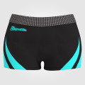 gymnastics sports bra and shorts shop black